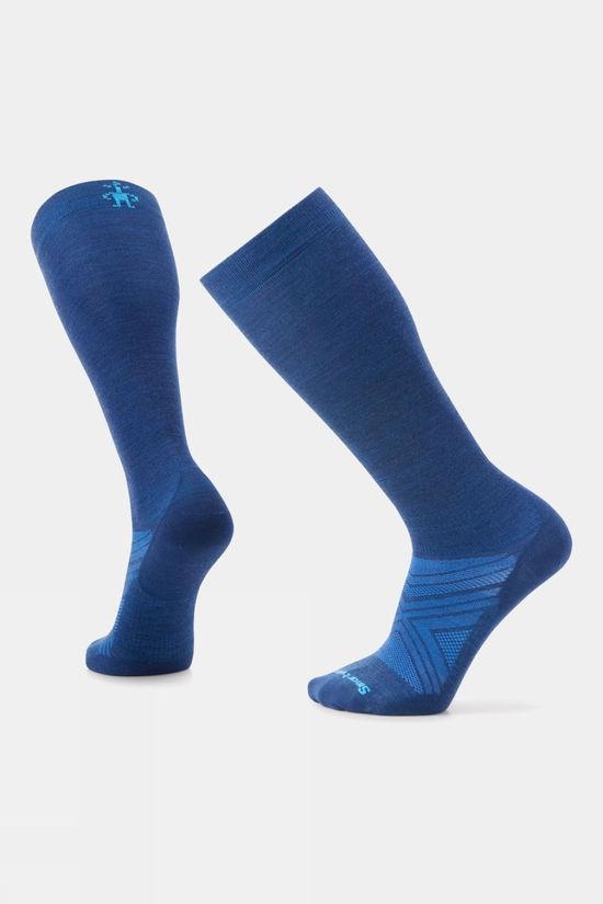 Smartwool Mens Ski Zero Cushion OTC Ski Socks Bright Blue Size