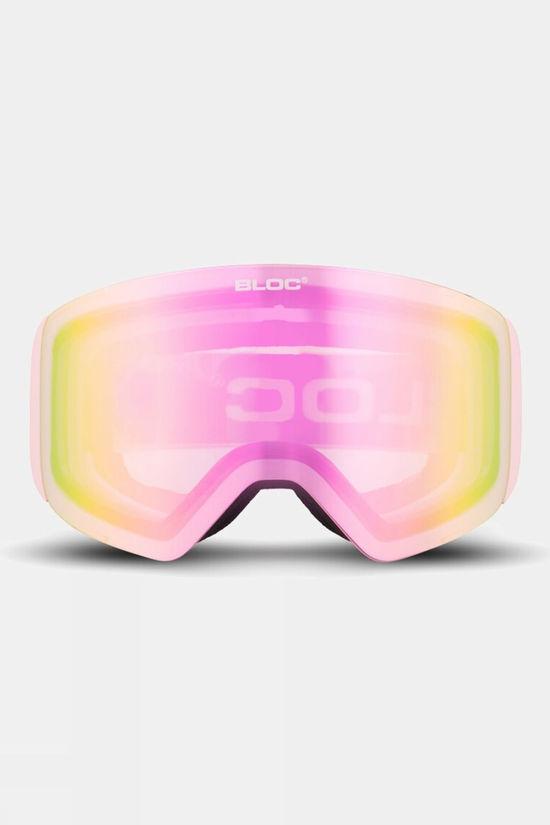 Bloc Womens Thirty Five Small Fit Goggles Pale Pink Size