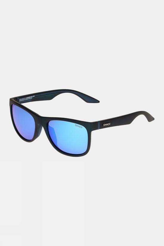 Sinner Sunglasses Rockford Sunglasses - Matte Black & Icy Blue Oil