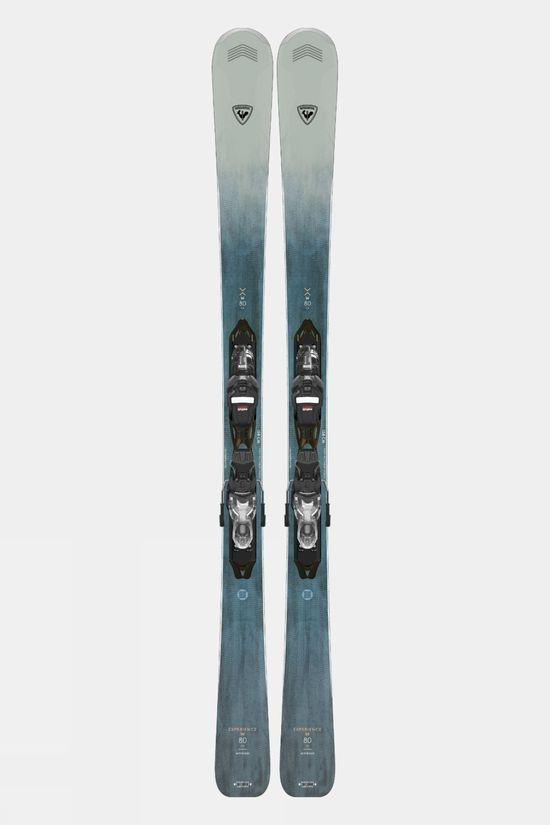 Rossignol Womens Experience 80 Carbon Skis With Xpress 11 GW Bindings Black Size