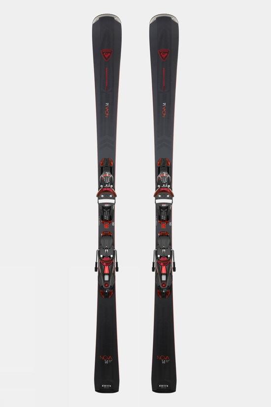 Rossignol Womens Nova 14 Skis With NX 12 GW Bindings Dk Grey Size