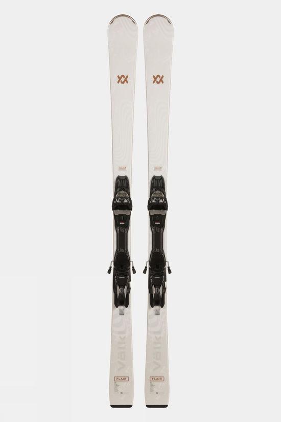 Volkl Womens Flair SC Skis With vMotion 11 GW Bindings Silver Size