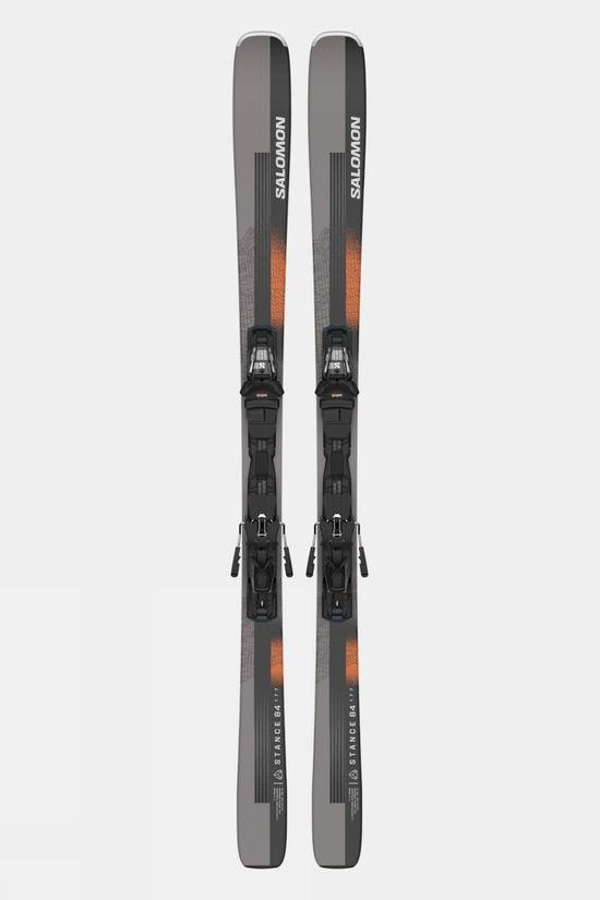 Salomon Mens Stance 84 Skis With M12 GW F90 Bindings Black Size