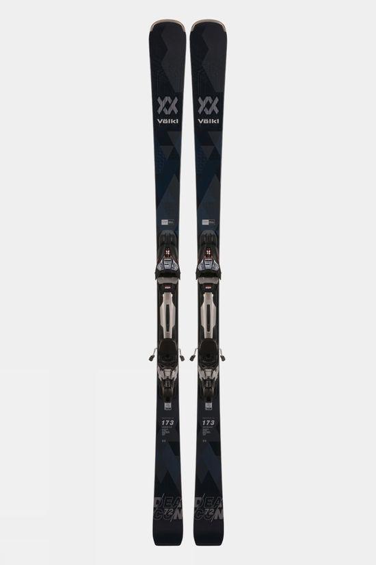 Volkl Mens Deacon 72 Black Skis With rMotion 3 12 GW Bindings Black Size