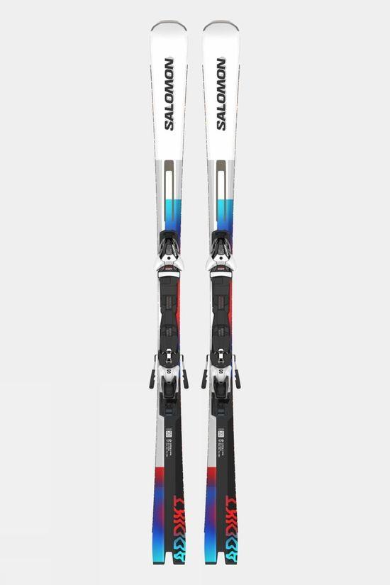 Salomon Mens Addikt Skis With Z12 GW F80 Bindings White Size