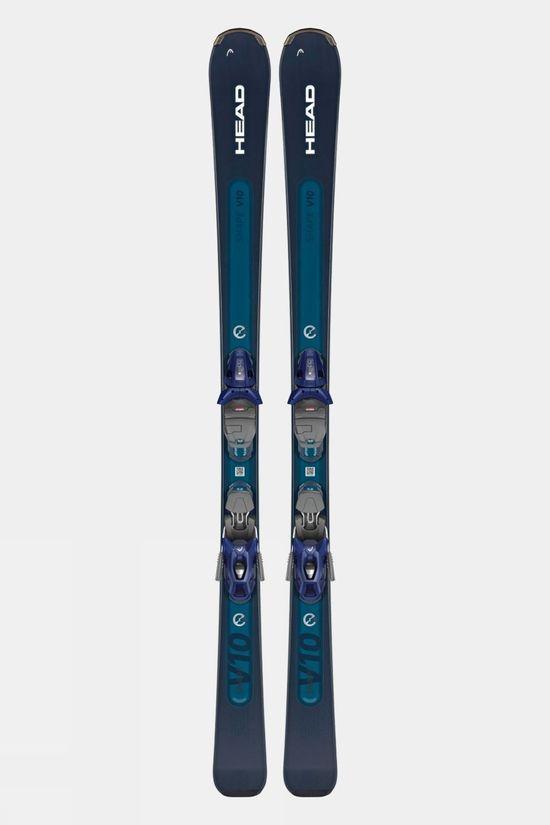 Head Mens Shape e-V10 SW AMT Skis With PR11 GW Bindings Dk Blue Size