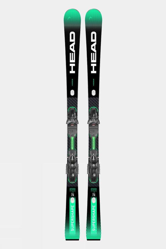 Head Mens Supershape E-Magnum Skis With PRD 12 GW B85 Bindings Black Size