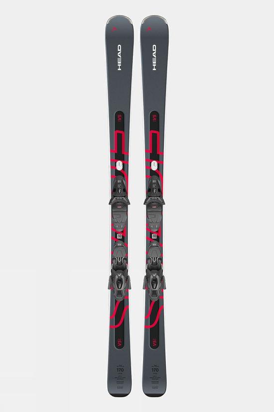 Head Mens Shape E-V5 Skis With PR 11 GW B85 Bindings Dk Grey Size