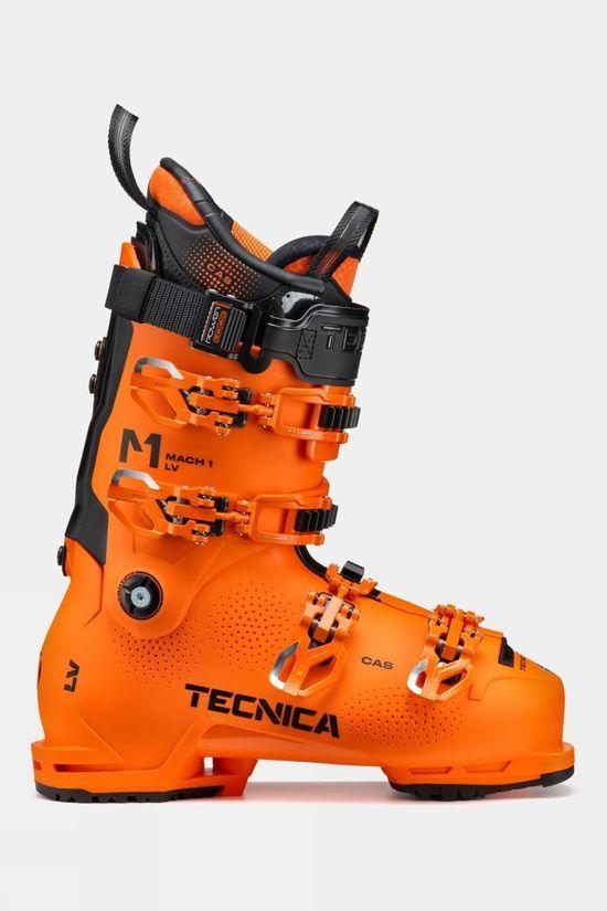 Tecnica Mens Mach1  LV 130 TD GW Ski Boots Orange Size