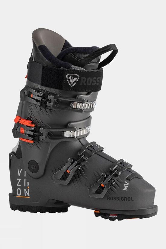 Rossignol Mens Vizion 4B Pro 100 MV GW Ski Boots Dk Grey Size