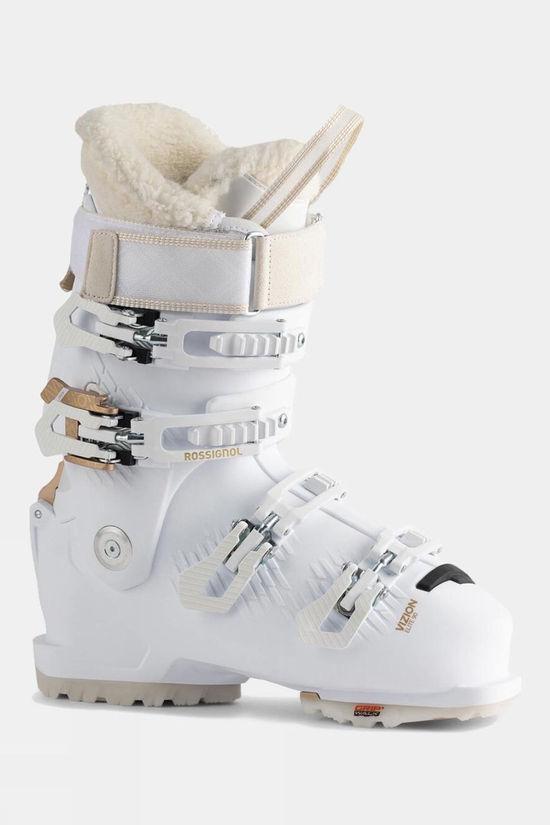 Rossignol Womens Vizion 4B Elite 90 GW Ski Boots White Size