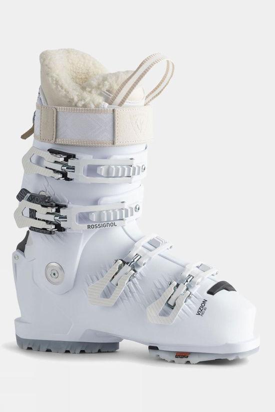 Rossignol Womens Vizion 4B Pro 80 GW Ski Boots White Size