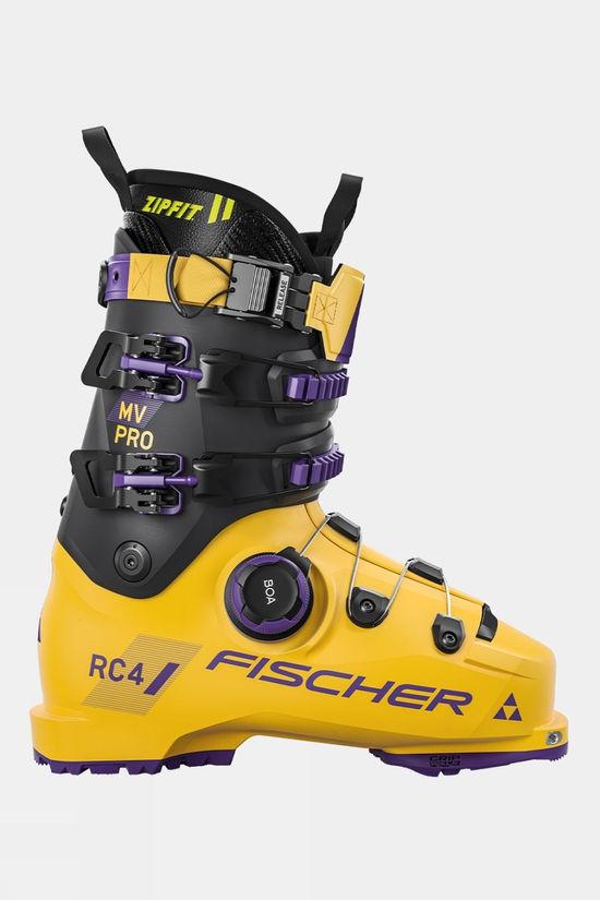 Fischer Mens RC4 Pro MV ZF Dyn BOA GW Ski Boots Yellow Size