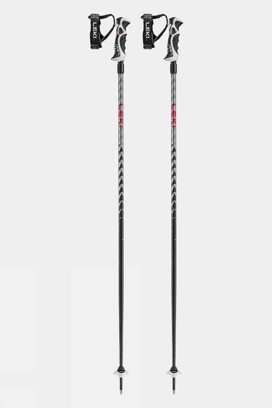 Leki Hot Shot S Ski Poles ( Pair) Red Size