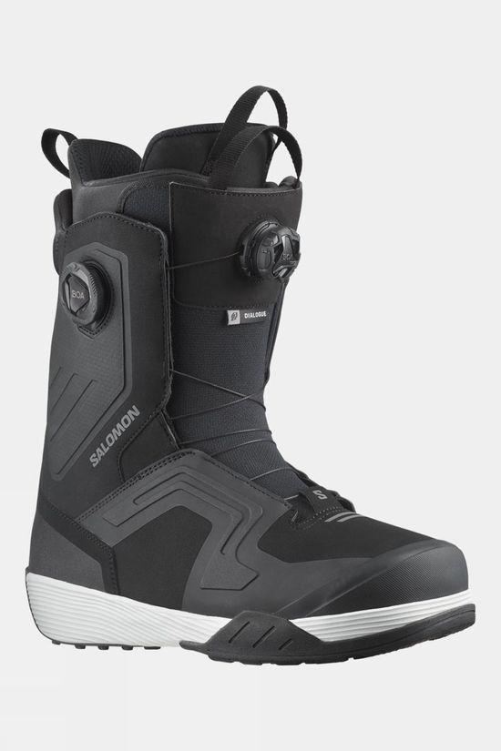 Salomon Mens Dialogue Dual Boa Snowboard Boots Black Size