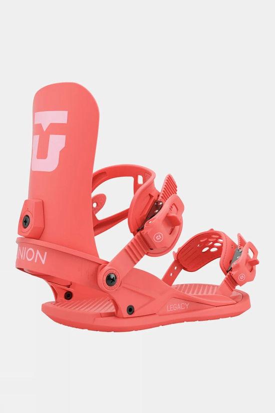 Union Womens Legacy Snowboard Bindings Orange Size