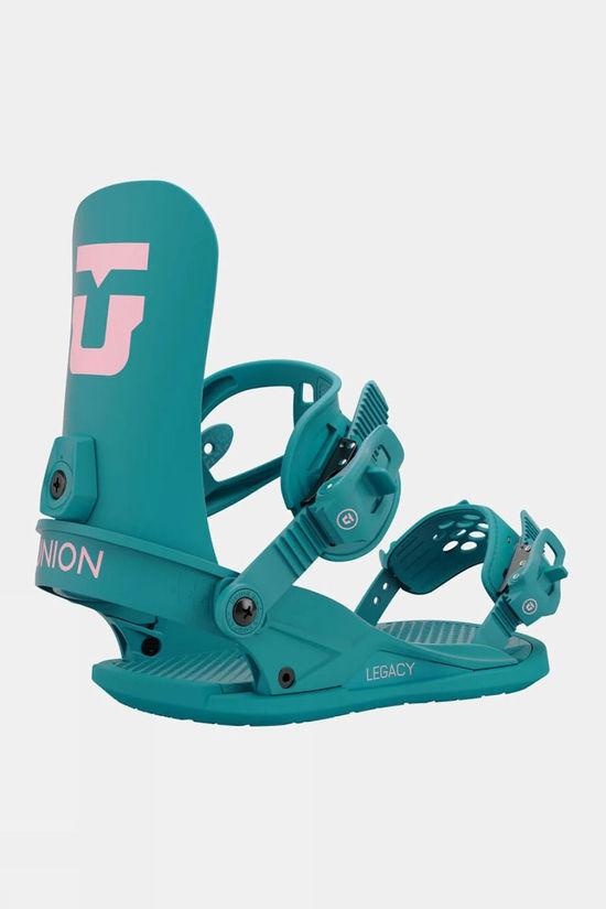 Union Womens Legacy Snowboard Bindings Turquoise Size