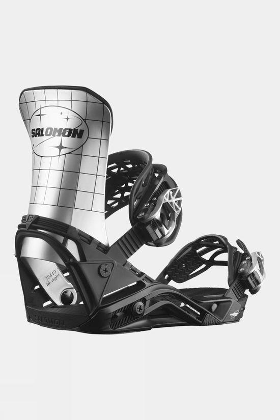 Salomon Mens District Pro Team Snowboard Bindings Lt Grey Size