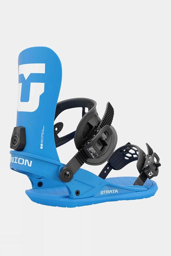 Union Mens Strata Snowboard Bindings Blue Size