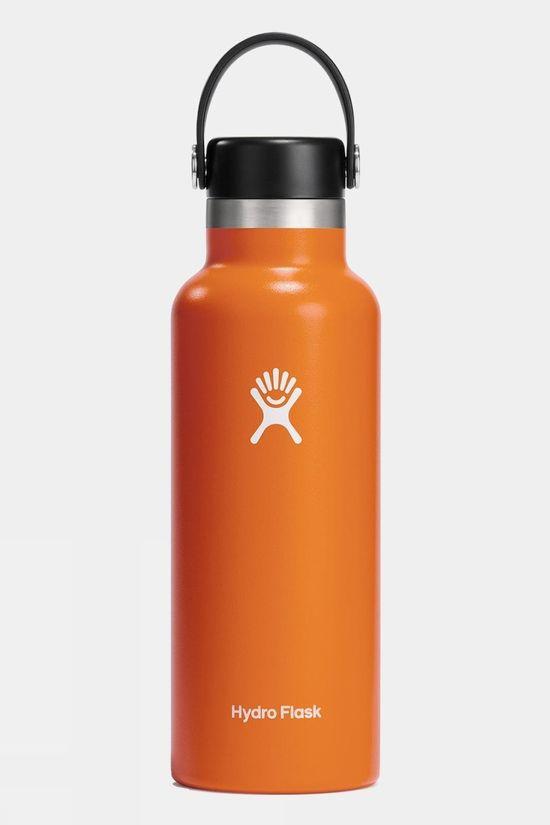 Hydro Flask Standard Mouth 18oz with Flex Cap Orange Size