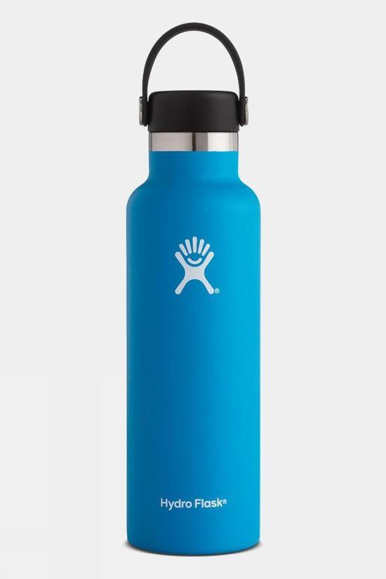 Hydro Flask 21oz Standard Mouth With Flex Cap Drinks Bottle Blue Size