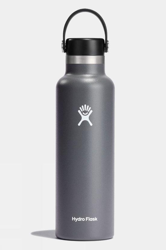 Hydro Flask 21oz Standard Mouth With Flex Cap Drinks Bottle Dk Grey Size