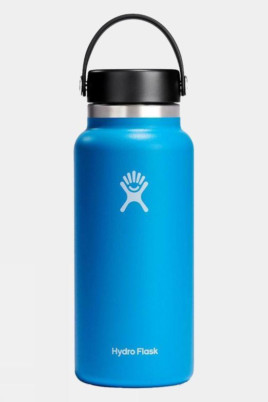 Hydro Flask 32oz Wide Mouth With Flex Cap Drinks Bottle Blue Size