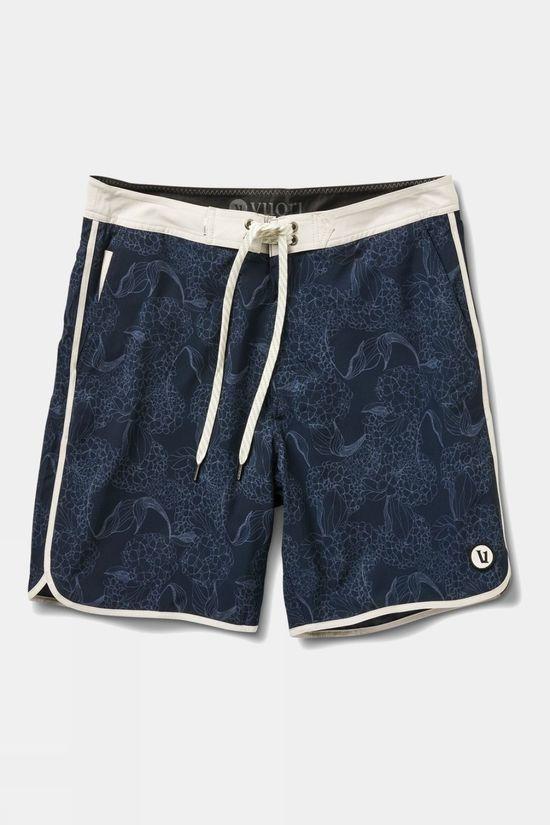 Vuori Mens Cruise 7.5" Board Shorts Dk Blue Size