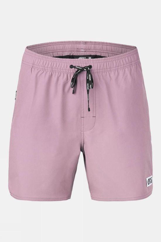 Picture Mens Piau Solid 15" Board Shorts Pale Pink Size