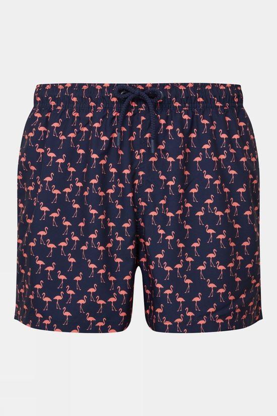 Bjorn Borg Mens Printed Swim Shorts Dk Blue Size