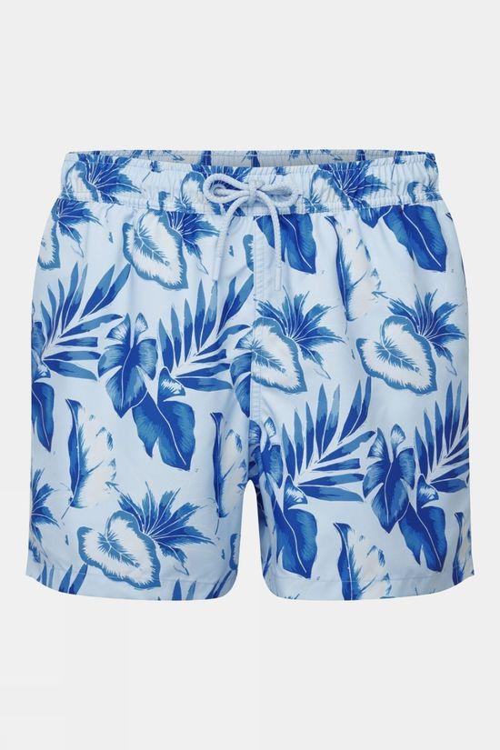 Bjorn Borg Mens Printed Swim Shorts Bright Blue Size