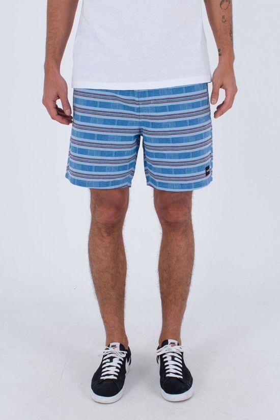 Hurley Mens Jaquard Volley 18" Swim Shorts Bright Blue Size