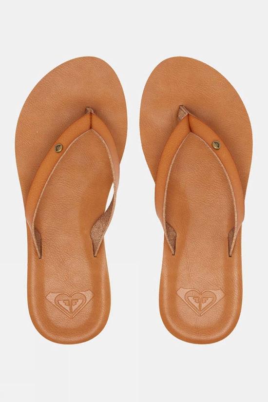 Roxy Jyll III Flip Flops - Tan - UK 8 (EU 41)