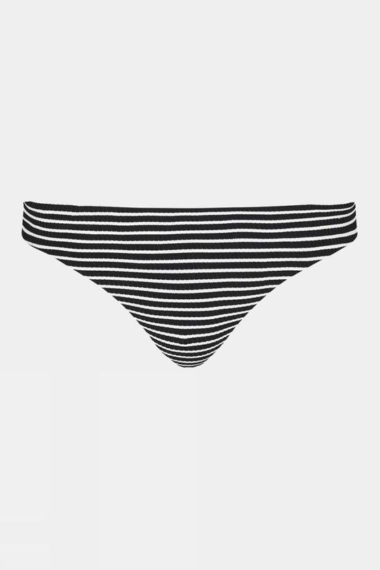 Seafolly Womens Go Overboard Hipster Bikini Bottom Black Size