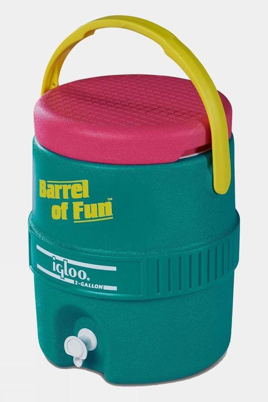 Igloo Retro Barrel of Fun 7.6L Jug Green Size