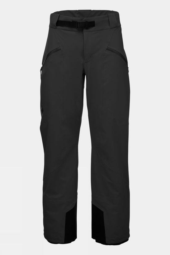 Black Diamond Mens Recon Stretch Ski Pants - Regular Black Size