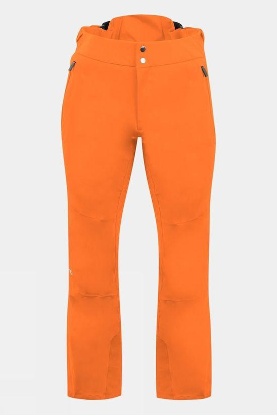 Kjus Mens Formula Ski Pants Orange Size 30" Regular