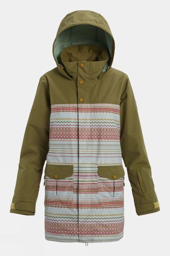 Burton Womens GTX Eyris Jacket Green Size