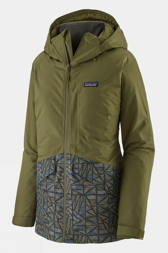 Patagonia Womens Insulated Snowbelle Jacket Green Size