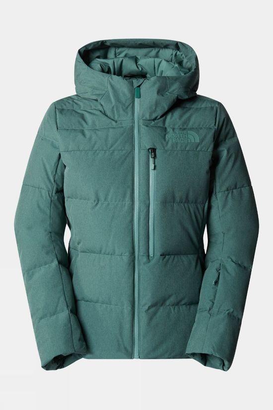 The North Face Womens Heavenly Down Jacket Dk Green Size