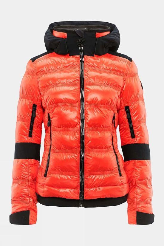 Toni Sailer Sports Womens Tami Jacket Orange Size