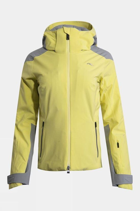 Kjus Womens Formula Ski Jacket Yellow Size