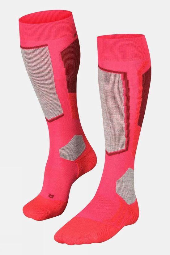 Falke Womens SK2 Intermediate Ski Socks Dark Pink (DNU) Size