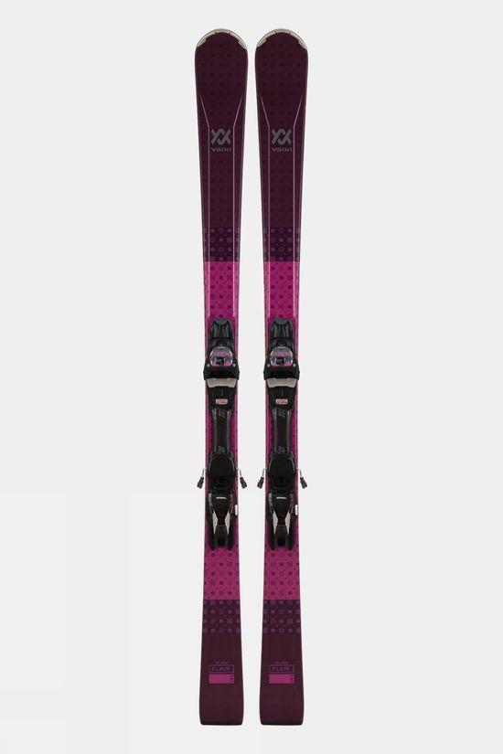 Volkl Womens Flair 76 Elite Skis With vMotion 10 GW Bindings Black Size