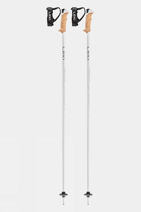 Leki Womens Stella S Ski Poles (Pair) White Size