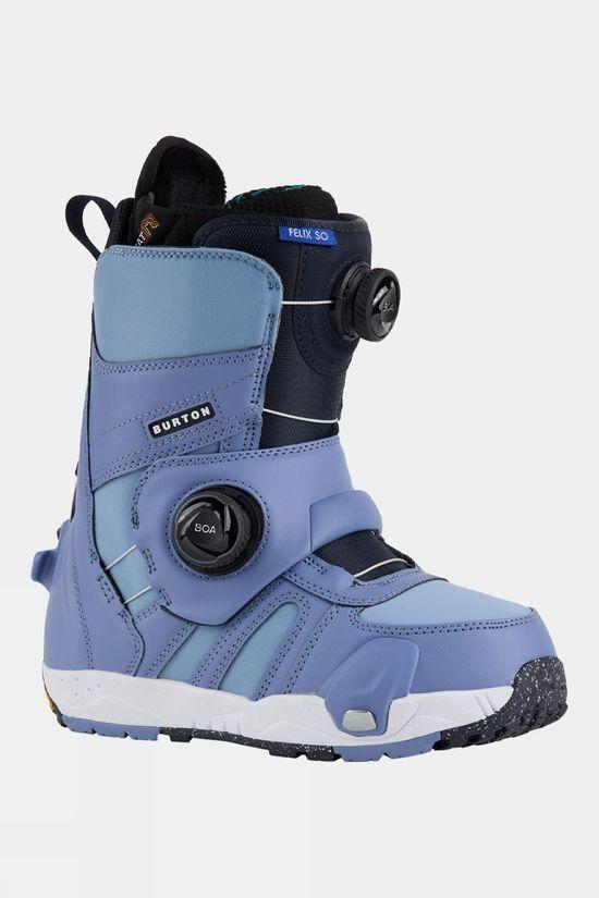 Burton Womens Felix Step On Snowboard Boots Blue Size