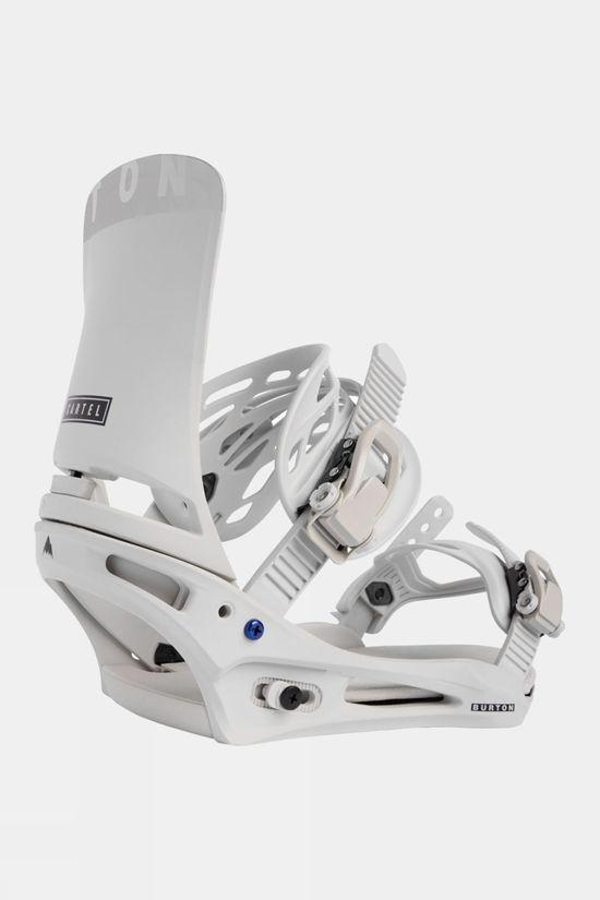 Burton Mens Cartel Re:Flex Snowboard Bindings Off White Size