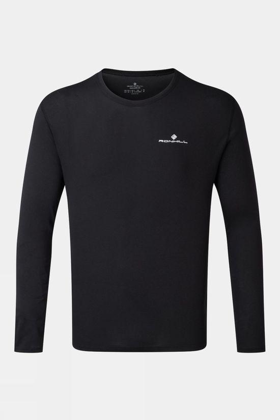 Ronhill Mens Core Long Sleeve Running Top Black Size