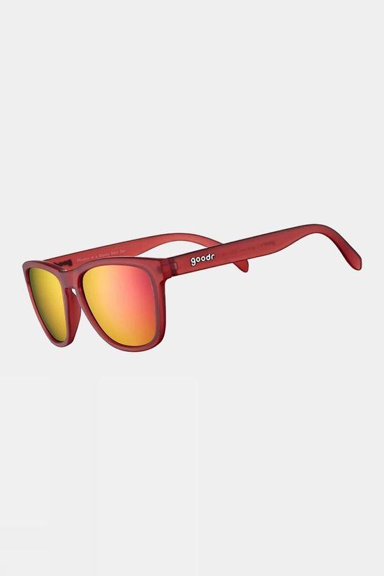 Goodr Phoenix at a Bloody Mary Bar Sunglasses Red Size