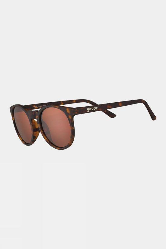 Goodr Nine Dollar Pour Over Sunglasses Mid Brown Size